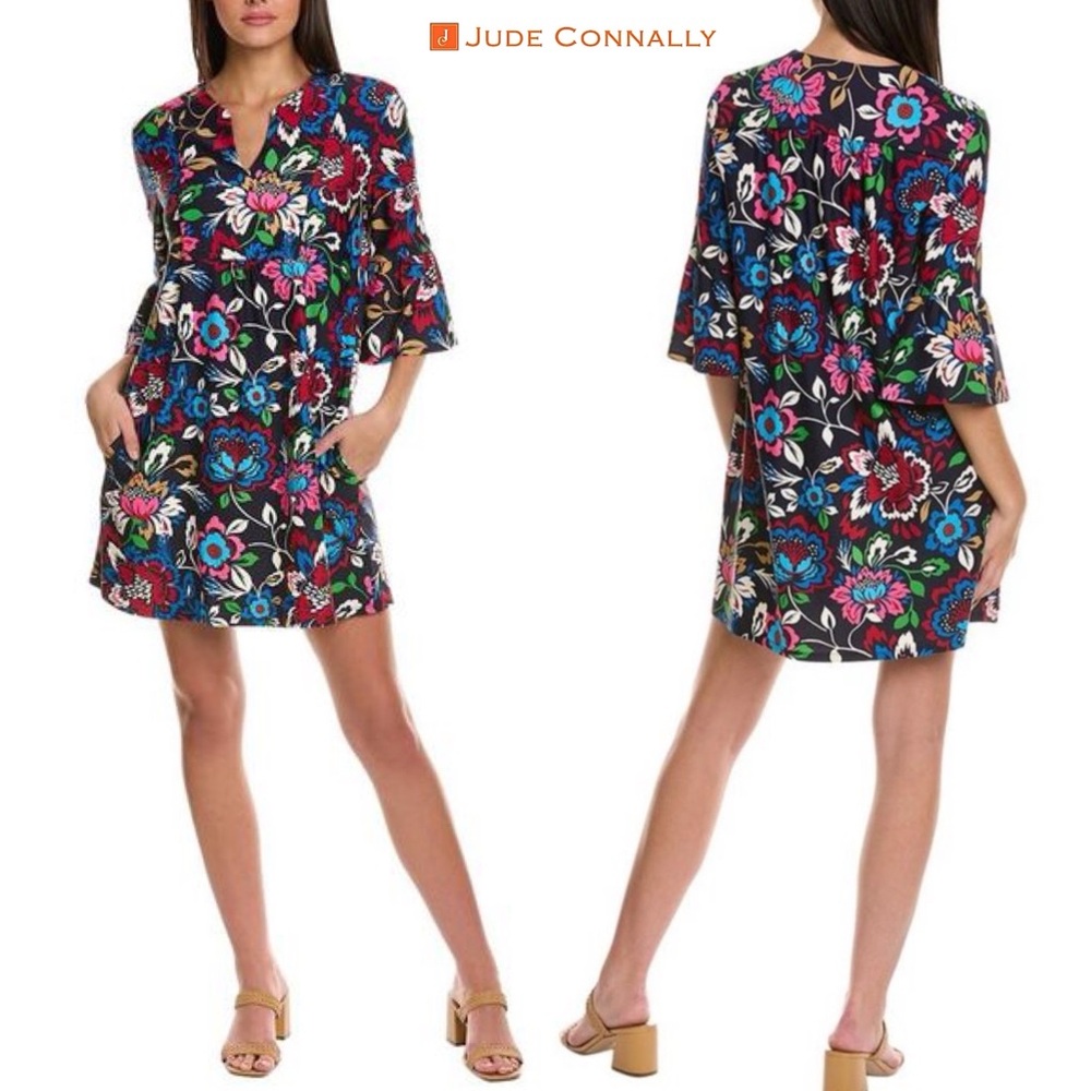 Jude Connally Jude Kerry Dress in Floral Print L Coastal
Boho Black Multicolor - Picture 2 of 13